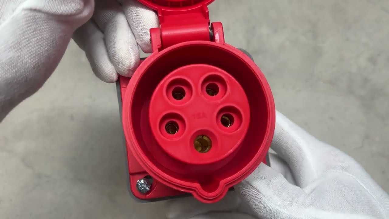 Розетка накладная 380V 5х16A полиамид IP44 Bemis BC1-1505-2510 3P+E+N