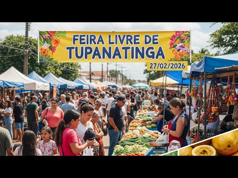 Feira Livre de Tupanatinga 27/02/2026 #nordeste #feiralivre #tupanatinga #pernambuco #sextou 