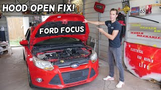 FORD FOCUS HOOD OPEN WARNING MESSAGE ON DASH FIX