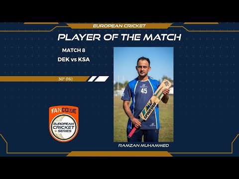 MOM: R.Muhammed - DEK vs KSA | Highlights | FanCode ECS Greece Day 3 | Greece 2021