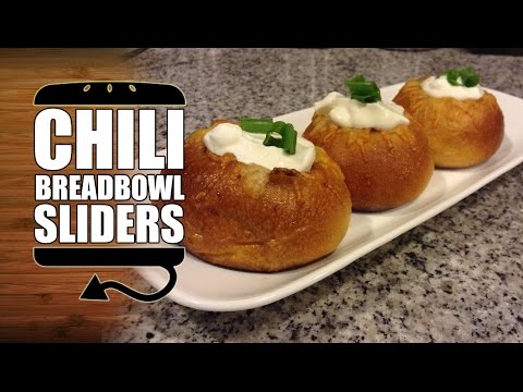 Awesome Chili Bread Bowl Sliders Recipe
