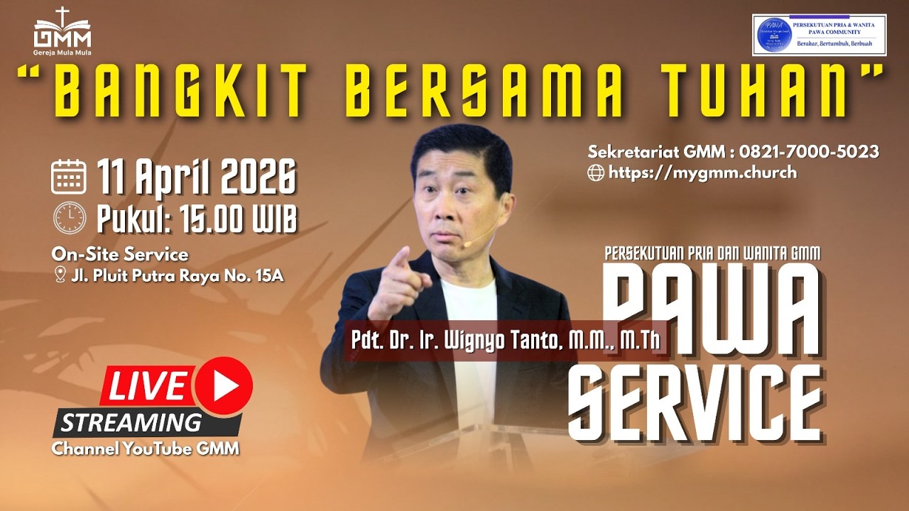 Bangkit Bersama Tuhan – Pdt. Dr. Ir. Wignyo Tanto, M.M., M.Th. (110426)