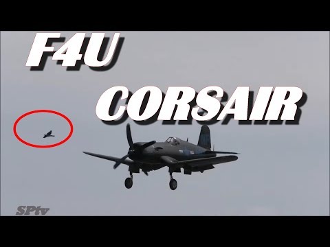 Warbirds : F4U Corsair Flight Demonstration at Paris air show
