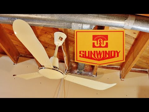 2021 Sunwindy SW-103 120 cm Ceiling Fan | Unboxing