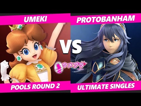 Umebura JM2019 SSBU - ProtoBanaham (Lucina) Vs Umeki (Daisy) Japan Smash Ultimate Tournament Pools 2
