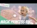 Ivy’s magic rug turns her into any Disney Princess such as cinderella and sleeping beauty!