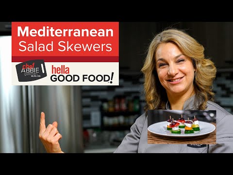 Mediterranean Salad Skewers