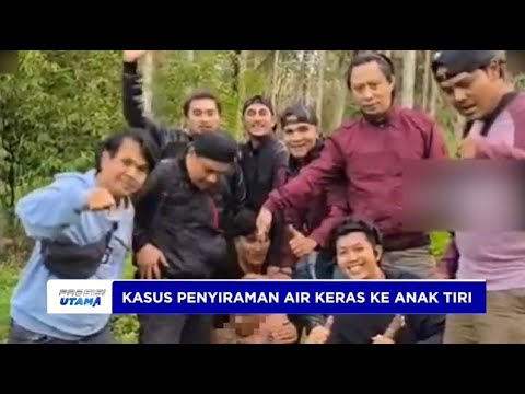 POLRES LHOKSEUMAWE TANGKAP PELAKU PENYIRAMAN AIR KERAS KE ANAK TIRI