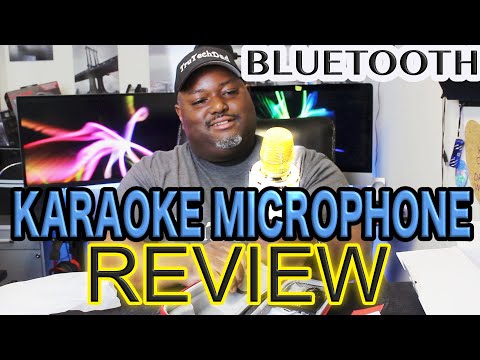 BONAOK Bluetooth Karaoke Microphone Unboxing & Review - Mic with Speaker
