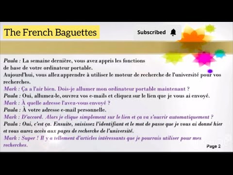 B2-C1 Dialogues en français | B2-C1 Dialogues in French | The French Baguettes
