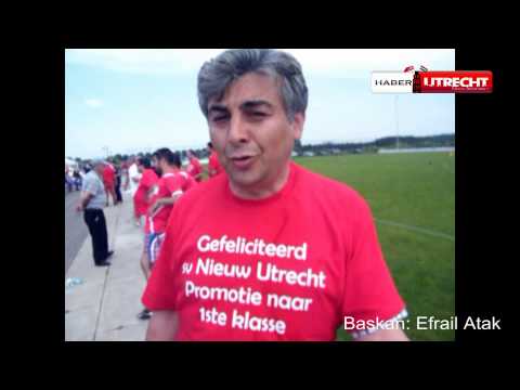 SV Nieuw Utrecht Şampiyon  |  Haber Utrecht