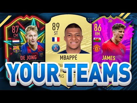 I MAKE YOUR TEAMS! INCREDIBLE 150K, 250K, 300K, 500K HYBRID! FIFA 20 SQUAD BUILDER