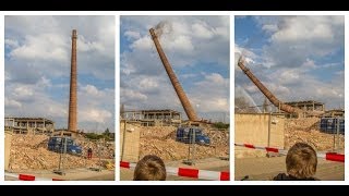 preview picture of video 'Schornstein-Sprengung in Coswig'