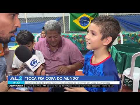 Evento reúne colecionadores de figurinhas da Copa do Mundo em União dos Palmares - 10/06/2026