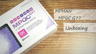 Günstiges Tablet MPMan MPQC G77 im Unboxing - Deutsch