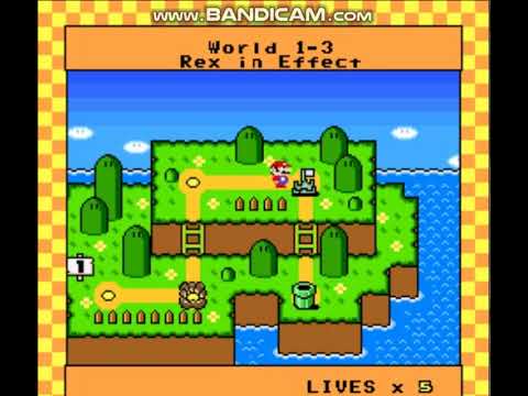 SMW Hack - Super Mario Bros Vanilla Islands Overworld