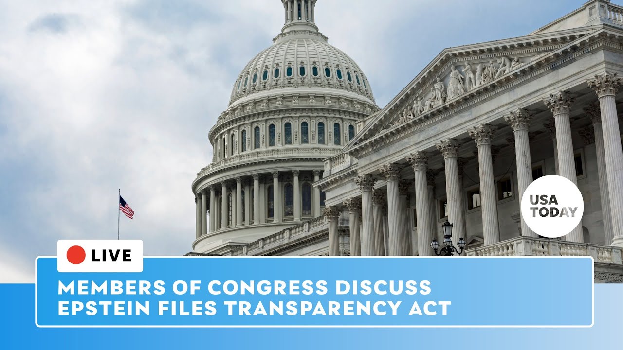 Watch live: Members of Congress speak out on Epstein Files Transparency Act