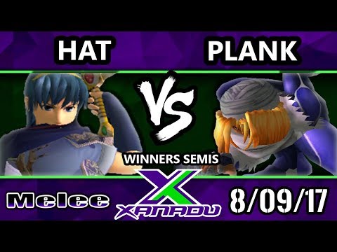 S@X 214 - Hat (Marth, Sheik) Vs. Plank (Sheik) - Smash Melee Winners Semis - SSBM