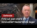 FVD wil een sterk en innovatief Nederlands leger