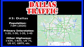 Why Dallas Fort Worth has the 3rd WORST Traffic in Texas