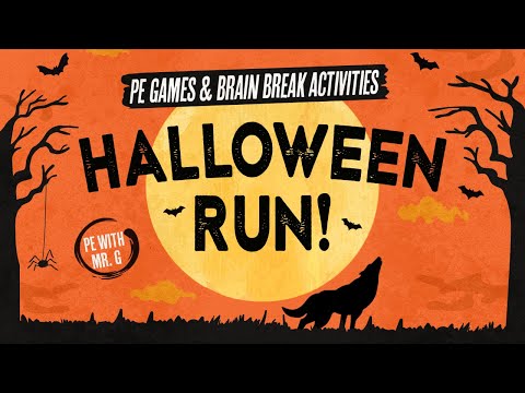 Halloween Run! - A Halloween Brain Break Activity | Fun Fitness Workout | Halloween Games