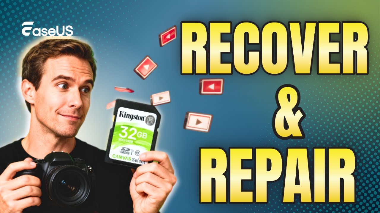 SD card recovery with EaseUS