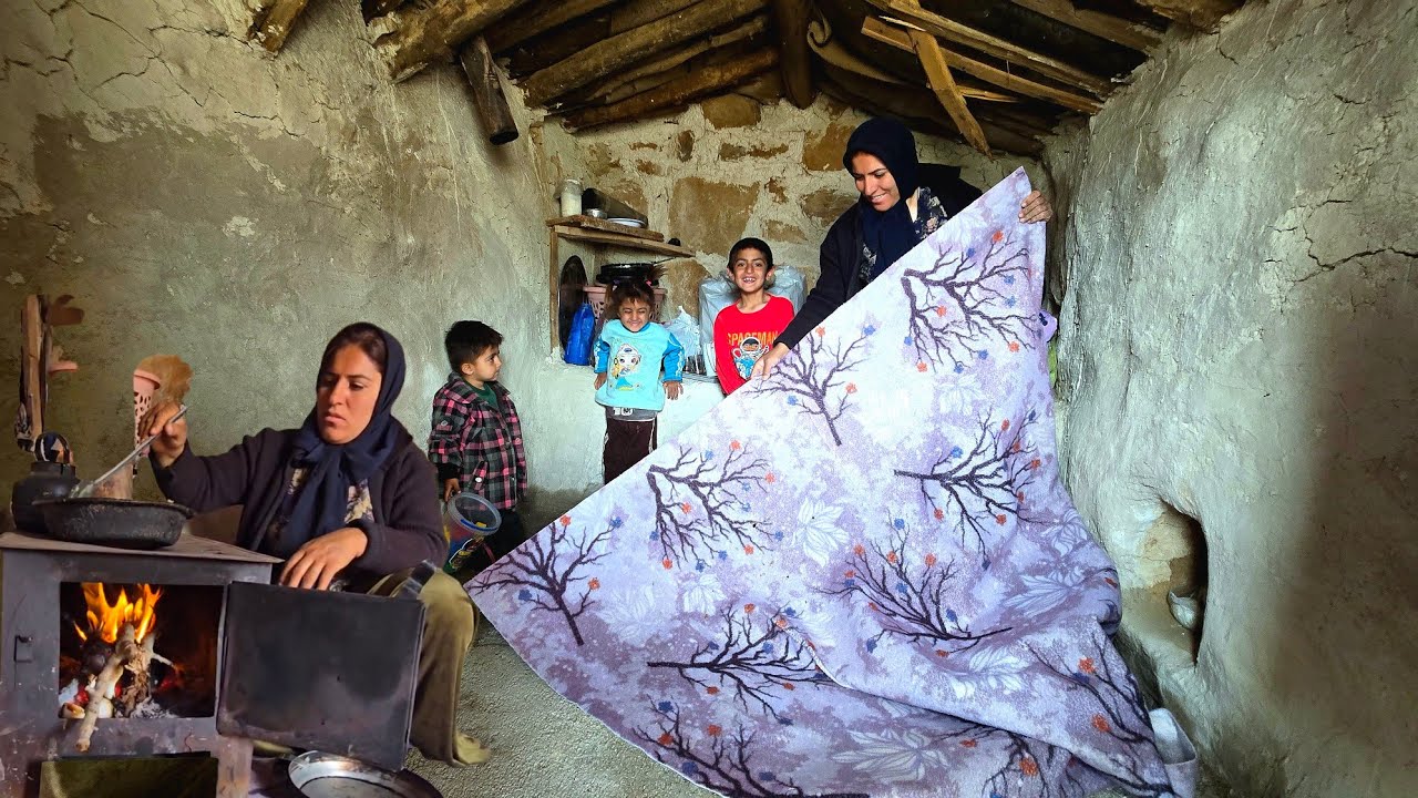 Hearth Heat, Mother's Love: Homeless Mom Struggles to Clean Tunnel House