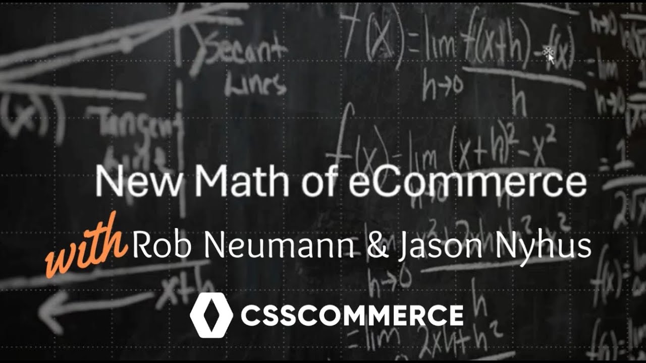 New eCommerce Math: The changing economics of #eCommerce  | CSS Commerce & Shopware | #podcast