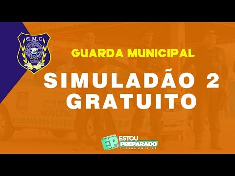 MAIS UM SIMULADÃO GUARDA MUNICIPAL CABO DE SANTO AGOSTINHO/PE