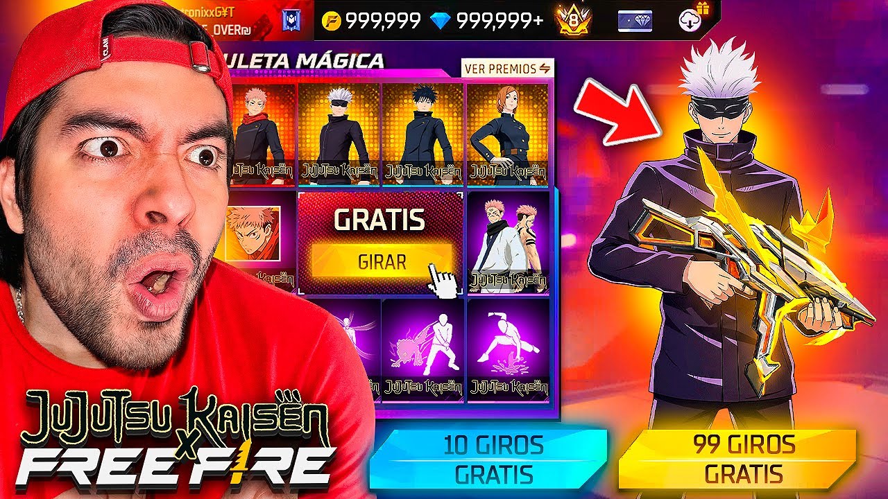 SACANDO A GOJO Y NUEVA ACTUALIZACION EN FREE FIRE! #freefire #antronixxg #garena