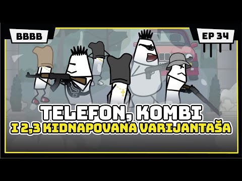 TELEFON, KOMBI I DVA-TRI KIDNAPOVANA VARIJANTAŠA | Otelo Bracu | Animirana serija BBBB | EP34