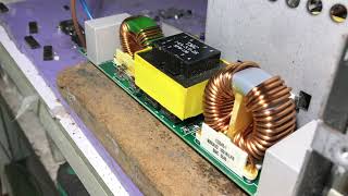 Video thumbnail for CTs600 crown amplifier, class AB +-120V supply by Tin SMPS