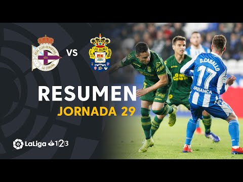 Highlights RC Deportivo vs UD Las Palmas (0-1)