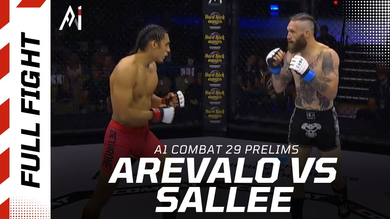  Brandon Arevalo vs David Sallee | A1 Combat 29 Prelims