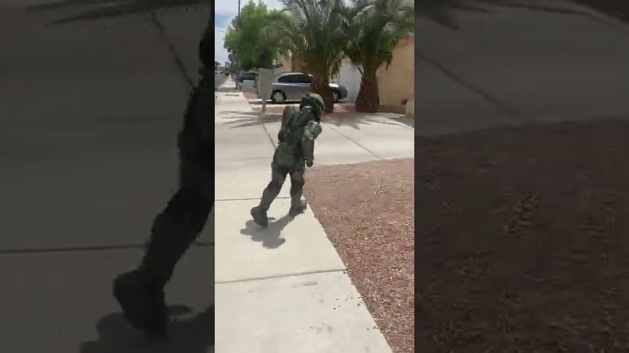 Halo Master Chief kids costume. Part 2. Helmet has lights.