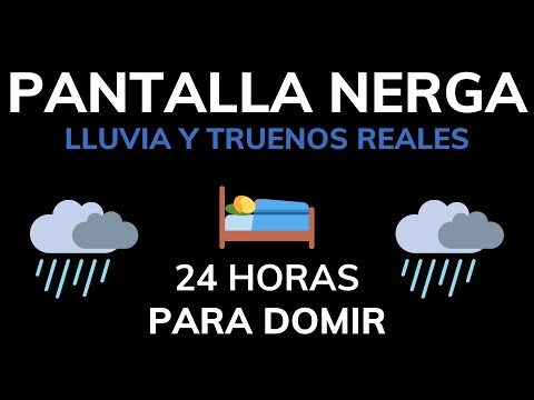 Lluvia Relajante Para Dormir 🌧PANTALLA NEGRA SIN ANUNCIOS - Cuerpo Mientras Duermes