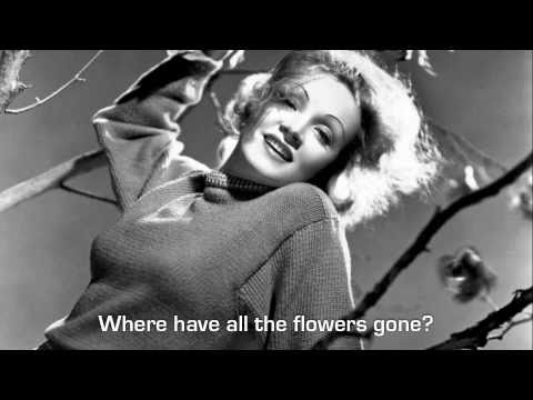 Marlene Dietrich - Sag Mir Wo Die Blumen Sind - with English Subtitles