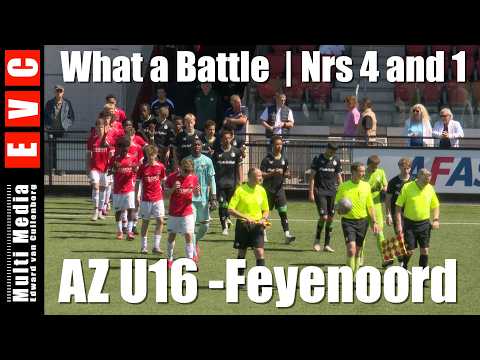 What a Battle, this AZ U16 vs number 1 Feyenoord U16 !