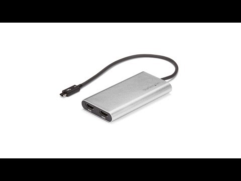 StarTech Thunderbolt 3 to Dual HDMI 2.0 Adapter