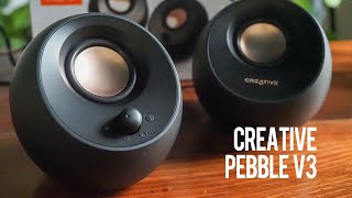 Video thumbnail for Creative Pebble V3: Stylish Yet Powerful Minimalistic Speakers by MakeUseOf
