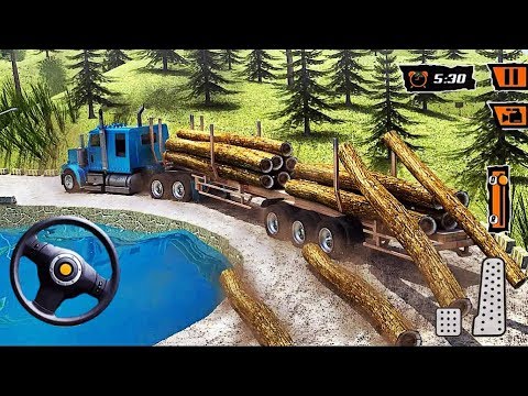 Offroad Long Trailer Truck Sim , Jeep Prado - Android Gameplay HD