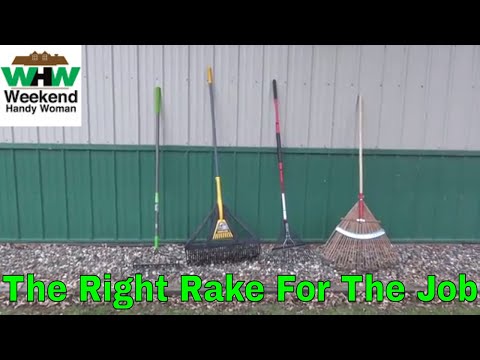What Is The Best Yard Rake For Your Clean Up Needs? | Weekend Handy Woman