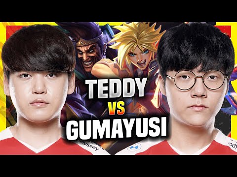 T1 TEDDY IS A MONSTER WITH EZREAL VS T1 GUMAYUSI DRAVEN! - T1 Teddy Plays Ezreal ADC vs T1 Gumayusi!