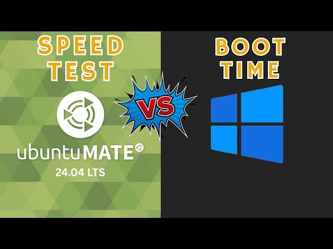 Ubuntu Mate 24.04 LTS vs Windows 11: Speed Test | Boot Time