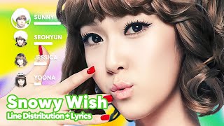 Girls&#39; Generation - Snowy Wish (Line Distribution + Lyrics Karaoke) PATREON REQUESTED