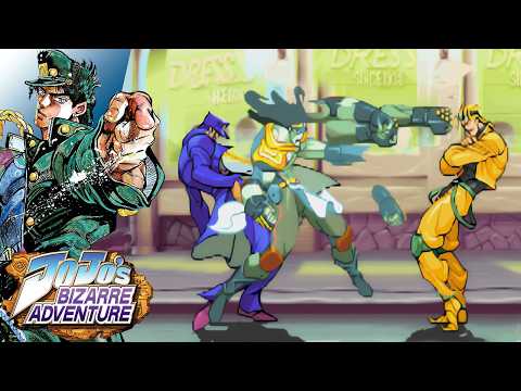 JoJo's Bizarre Adventure HFTF - Jotaro Kujo (Arcade / 1998) 4K 60FPS