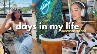SUMMER DAYS IN MY LIFE | getting my life together, new habits, going out, grwm, apartment shopping