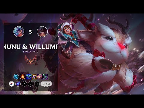 Nunu & Willump Mid vs Akali - KR Grandmaster Patch 12.11