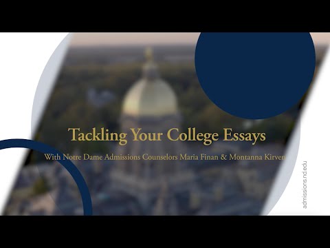 Notre Dame Early Application