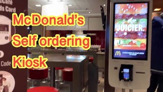 How to use McDonalds Kiosk Machine | Easy self order in McDonalds-Yukon CANADA